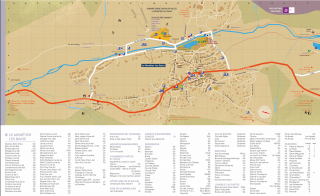 Monêtier Les Bains map