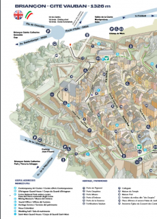 Vauban old town map