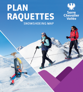 Snowshoe Itinerary Map (with lift)