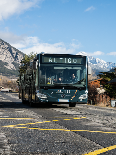 Altigo su nuevo servicio de transporte en Serre Chevalier Vallée Briançon