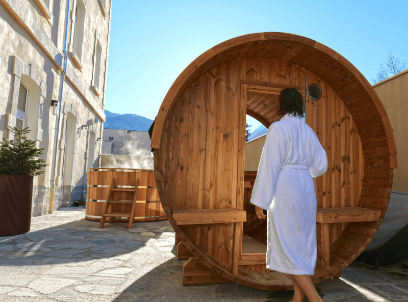 garrigae caserne de briancon & spa sauna exterieur 1 serre chevalier