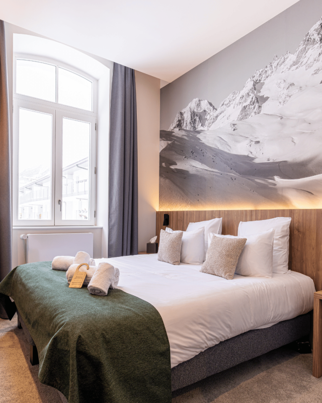 Chambre Hôtel Garrigae Caserne de Briançon & spa