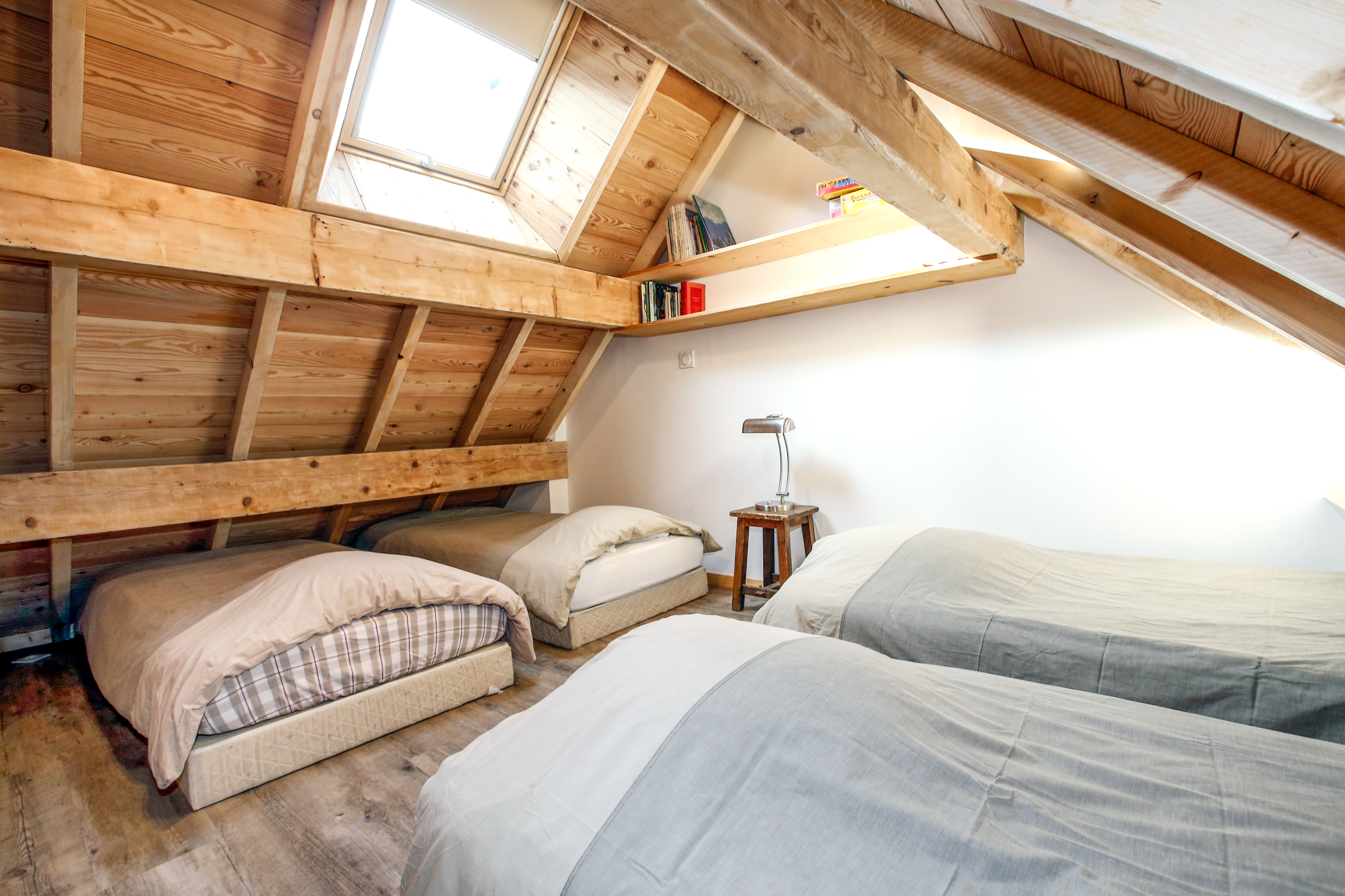 Dortoir sous les toits