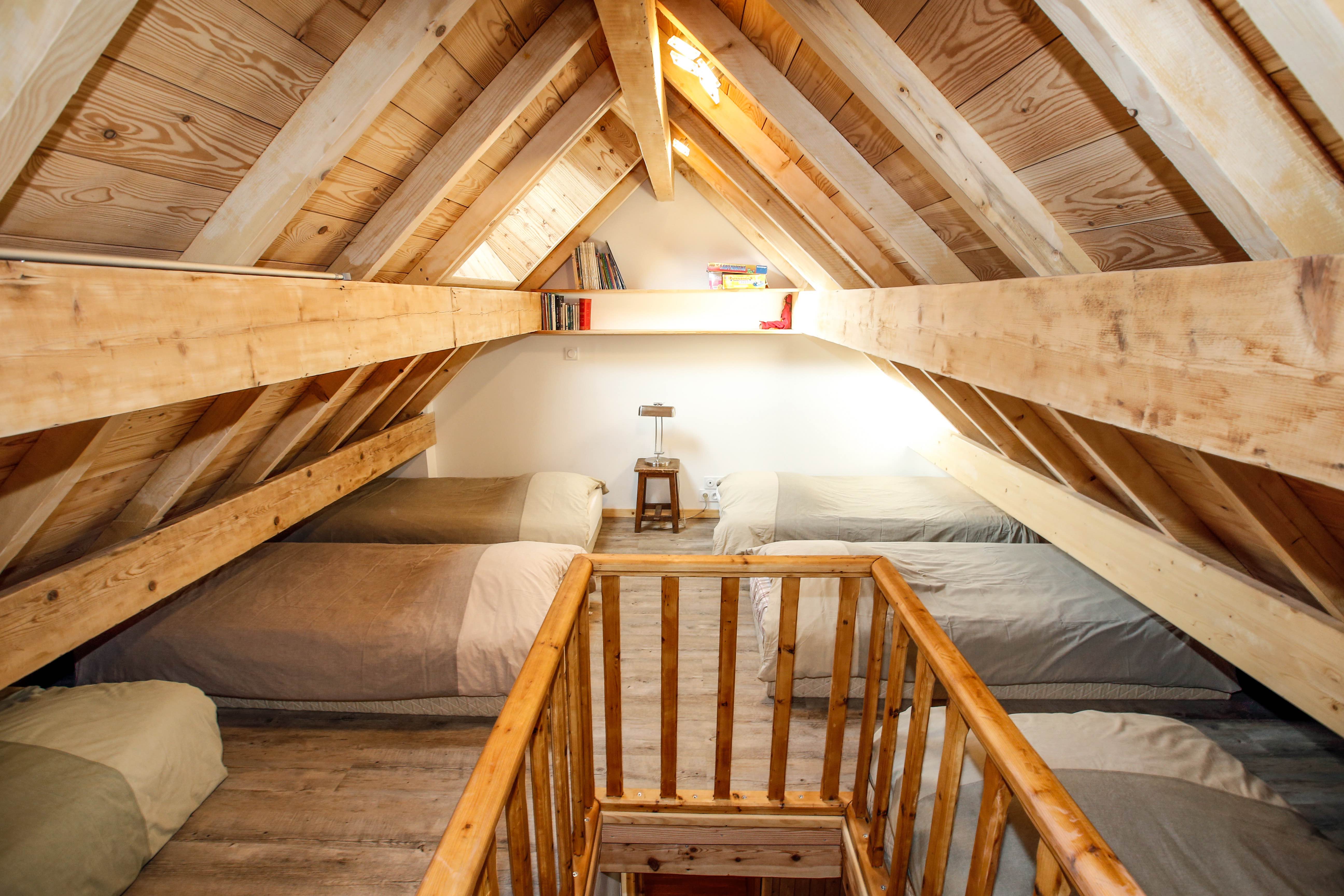 Dortoir sous les toits