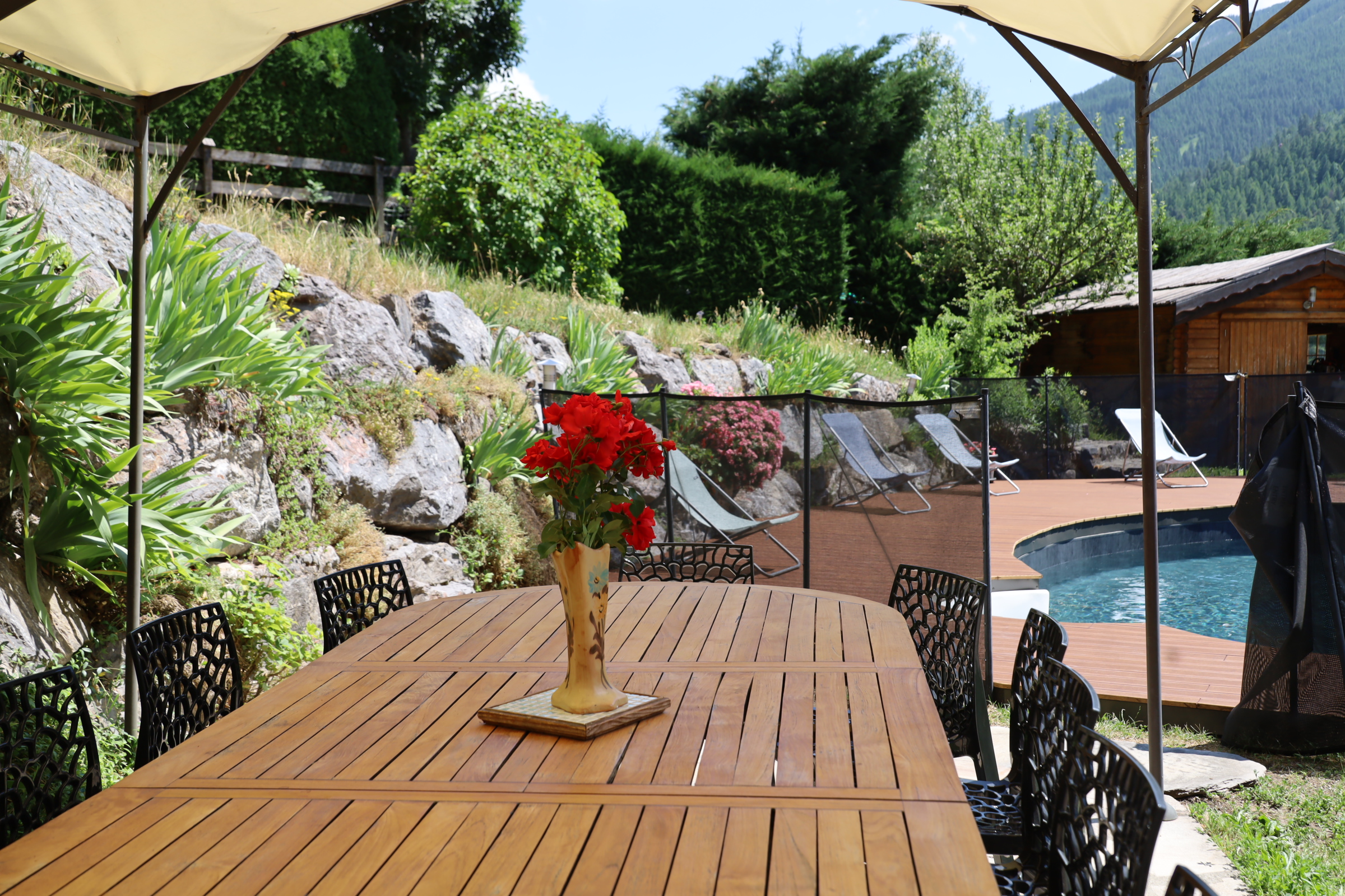 Terrasse en été
