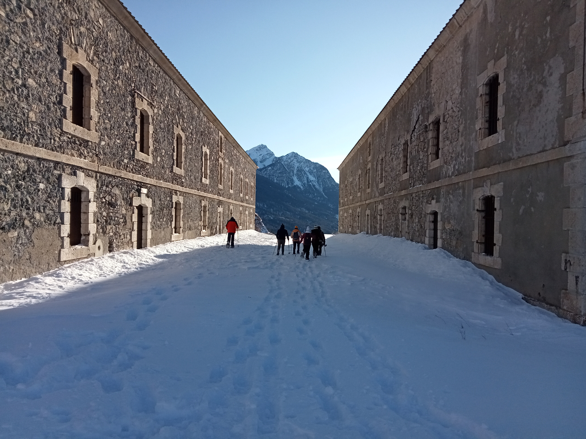 Snowshoeing through Vauban's fortifications