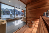 Chalet Snowbird sauna vue