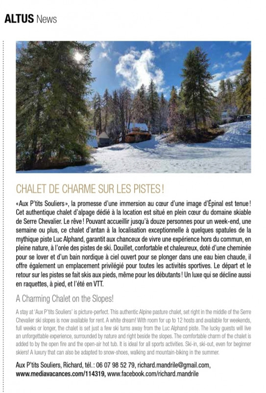 Mandrile Richard - Chalet Mandrile Richard - Chalet