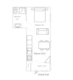 Plan de l'appartement