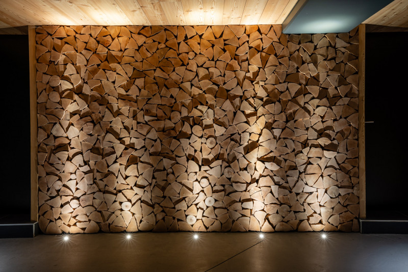 Chalet Snowbird garage détail