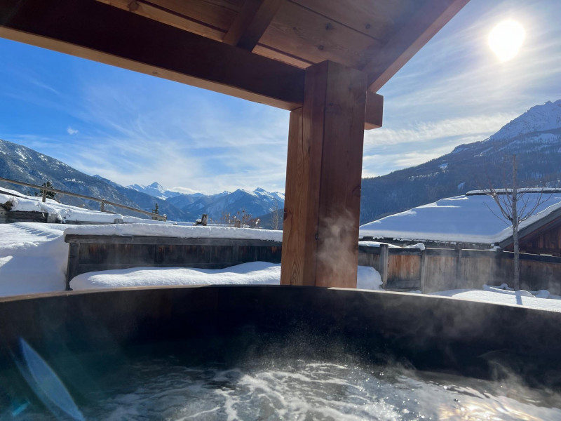 Bain nordique avec vue